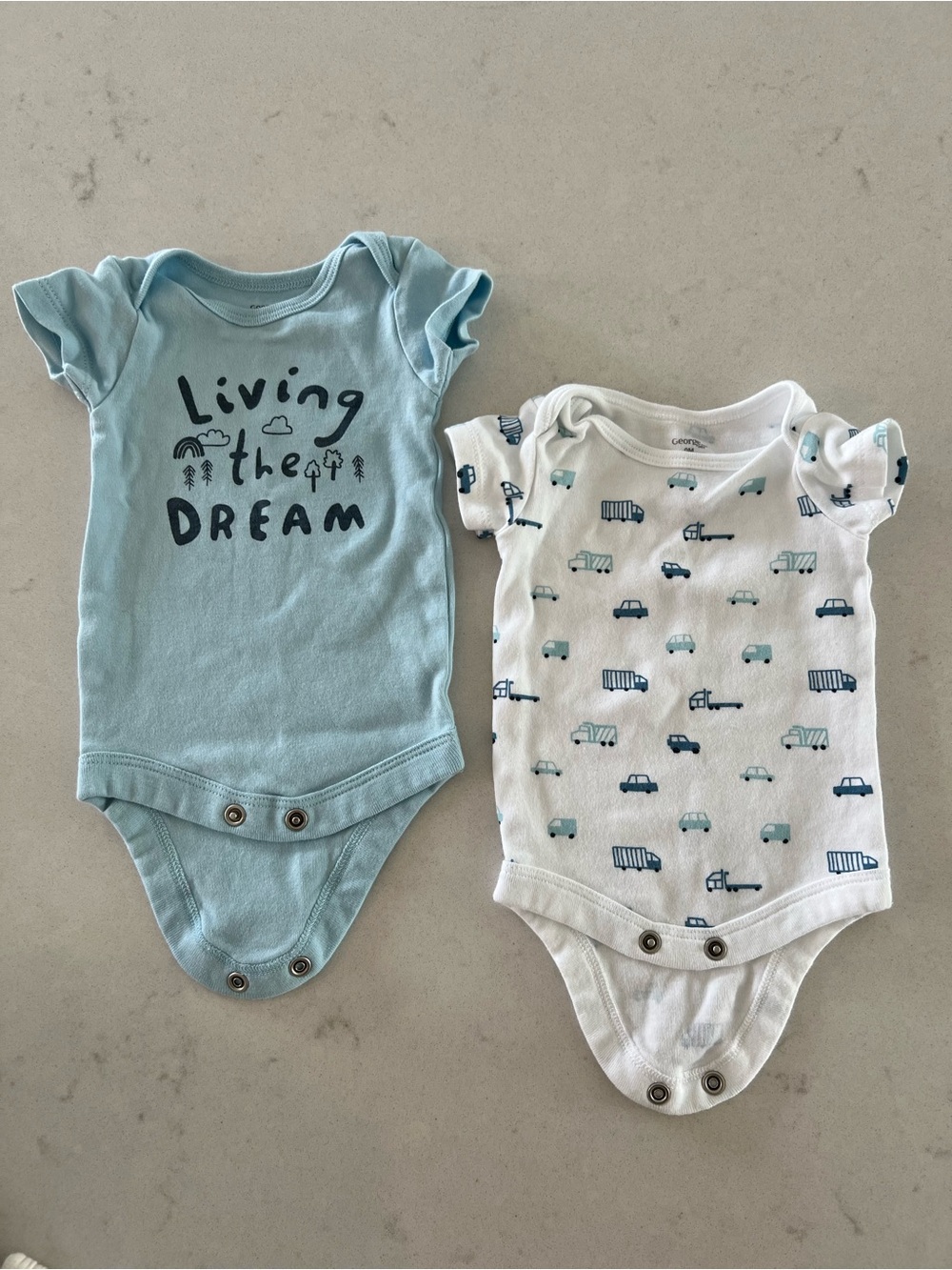 George Newborn Short Pajamas